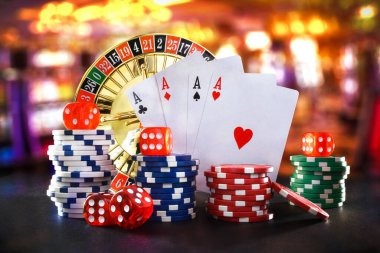 Baccarat hand showing Player and Banker cards on layout